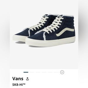vans Sk8Hi cozy hug parisian night